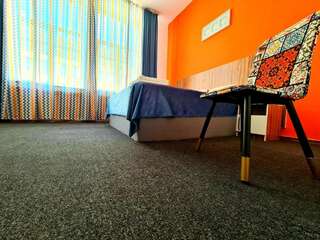 Отель City Rooms Almaty Алматы Улучшенный номер с кроватью размера «king-size»-4