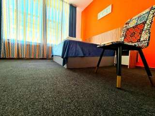 Отель City Rooms Almaty Алматы Улучшенный номер с кроватью размера «king-size»-8